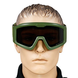 Kleinbild 5 Nuprol Battle Visor Dual Lens Eye Protection Airsoft Helmbrille / Schutzbrille oliv / rauch