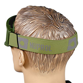 Kleinbild 8 Nuprol Battle Visor Dual Lens Eye Protection Airsoft Helmbrille / Schutzbrille oliv / gelb