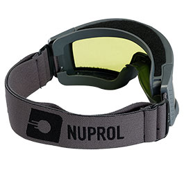 Kleinbild 3 Nuprol Battle Visor Dual Lens Eye Protection Airsoft Helmbrille / Schutzbrille grau / gelb