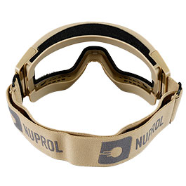 Kleinbild 2 Nuprol Battle Visor Dual Lens Eye Protection Airsoft Helmbrille / Schutzbrille tan / klar