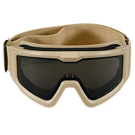 Kleinbild 1 Nuprol Battle Visor Dual Lens Eye Protection Airsoft Helmbrille / Schutzbrille tan / rauch