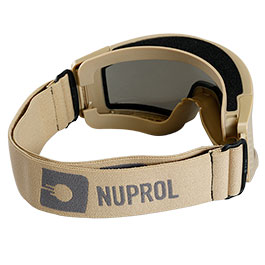 Kleinbild 3 Nuprol Battle Visor Dual Lens Eye Protection Airsoft Helmbrille / Schutzbrille tan / rauch