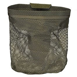 Kleinbild 1 Pentagon faltbare Netztasche Amina Molle Abwurftasche Dump Pouch RAL7013 oliv