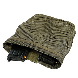 Kleinbild 2 Pentagon faltbare Netztasche Amina Molle Abwurftasche Dump Pouch RAL7013 oliv