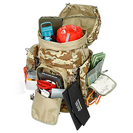 Kleinbild 9 Highlander Rucksack Pinnacle 50 Liter Molle mit abnehmbaren Seitentaschen HMTC