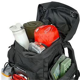 Kleinbild 10 Highlander Rucksack Pinnacle 70 Liter Molle mit abnehmbaren Seitentaschen schwarz