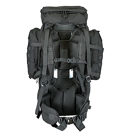 Kleinbild 5 Highlander Rucksack Pinnacle 90 Liter Molle mit abnehmbaren Seitentaschen schwarz