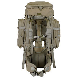Kleinbild 5 Highlander Rucksack Pinnacle 90 Liter Molle mit abnehmbaren Seitentaschen Ranger Green