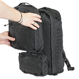 Kleinbild 2 Defcon 5 modularer Rucksack Patriot mit magnetischem Befestigungssystem hydrokompatibel 23 Liter schwarz