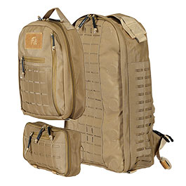 Kleinbild 1 Defcon 5 modularer Rucksack Patriot mit magnetischem Befestigungssystem hydrokompatibel 23 Liter coyote tan