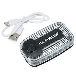 Kleinbild 10 Klarus universelle Clip-Warnleuchte WL6 LED mit 7 Leuchtmodi inkl. 550 mAh-Li-Io-Akku und USB-C-Kabel