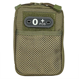 Kleinbild 5 101INC DogTag und Patch mit Klett auf der R�ckseite Blutgruppe 0+