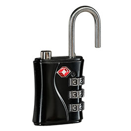 Kleinbild 4 TSA Gep�ckschloss  B�gelschloss 3-stellig schwarz
