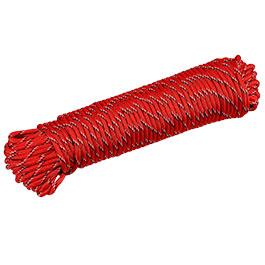 Kleinbild 1 FOSCO Survival Paracord rot 30 m x 4mm