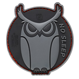 JTG 3D Rubber Patch mit Klettflche No Sleep - SpecialOps grau