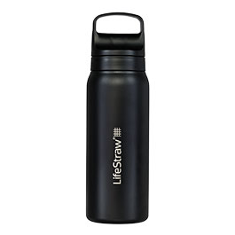 Produktbild zu LifeStraw Go Stainless Steel Edelstahl-Trinkflasche mit Wass ...
