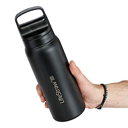 Kleinbild 6 LifeStraw Go Stainless Steel Edelstahl-Trinkflasche mit Wasserfilter vakuumisoliert 700 ml schwarz