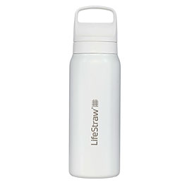 Produktbild zu LifeStraw Go Stainless Steel Edelstahl-Trinkflasche mit Wass ...