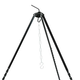 Kleinbild 6 MFH ungarisches Dreibein mit Kette und Haken ca. 1,20 m h�henverstellbar