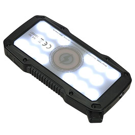 Kleinbild 2 Basic Nature Solar Powerbank 10 PD 10000 mAh mit LED-Display inkl. Ladekabel schwarz