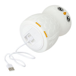 Kleinbild 6 Ansmann Nachtlicht Eule Finn 7-Leuchtfarben inkl. Akku und USB-Ladekabel weiss