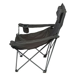 Kleinbild 3 Fox Outdoor Klappstuhl Deluxe mit R�cken- und Armlehne inkl. Getr�nkehalter schwarz