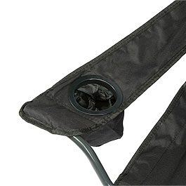 Kleinbild 8 Fox Outdoor Klappstuhl Deluxe mit R�cken- und Armlehne inkl. Getr�nkehalter schwarz