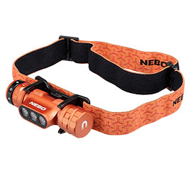 Kleinbild 4 Nebo LED Stirnlampe HL1000 Master Series 1000 Lumen 5 Leuchtmodi wiederaufladbar kupferorange inkl. Kopfband und USB-C-Ladekabel