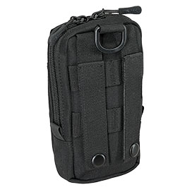 Kleinbild 3 Mil-Tec Mehrzwecktasche Molle Fieldcom Pouch 11,5 x 18 x 3 cm f�r Ausr�stung oder Smartphone schwarz