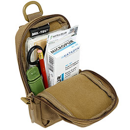 Kleinbild 6 Mil-Tec Mehrzwecktasche Molle Fieldcom Pouch 11,5 x 18 x 3 cm f�r Ausr�stung oder Smartphone dark coyote