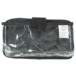 Produktbild zu MFH Karten-/Tablet-Tasche klappbar mit Klettr�ckseite transp ...