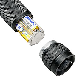 Kleinbild 5 Maximus LED-Taschenlampe M-FL-900 300 Lumen 5W 2 Leuchtstufen Strobe-Funktion inkl. G�rteltasche schwarz