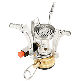 Produktbild zu B-Camping Mini Campingkocher faltbar mit Piezoz�ndung f�r Sc ...