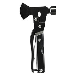 Kleinbild 4 Trizand 17-in-1-Multitool mit  Hammer, Axt, S�ge, Zange uvm. inkl. G�rteltasche schwarz