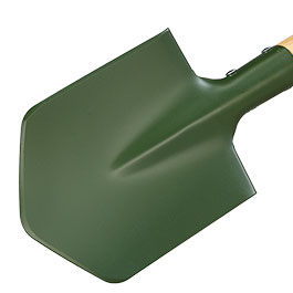 Kleinbild 6 MFH Feldspaten mit Holzstiel extra stabil inkl. Transporttasche oliv