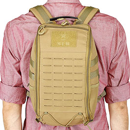 Kleinbild 11 MFH Rucksack Modular 13 Daypack Molle Lasercut 13 Liter coyote tan