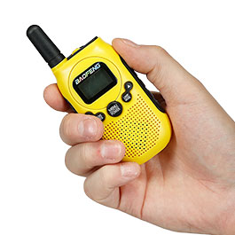 Kleinbild 3 Baofeng Walkie-Talkie-Set BF-T6 bis zu 2 km Reichweite aufladbar mit integrierter Taschenlampe gelb