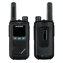 Kleinbild 1 Baofeng Walkie-Talkie-Set BF-T17 bis zu 8 km Reichweite aufladbar mit integrierter Taschenlampe schwarz