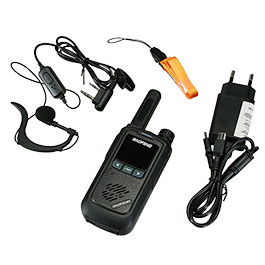 Kleinbild 4 Baofeng Walkie-Talkie-Set BF-T17 bis zu 8 km Reichweite aufladbar mit integrierter Taschenlampe schwarz