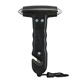 Produktbild zu Benson Automotive 2-in-1 Notfallhammer mit Gurtschneider und ...