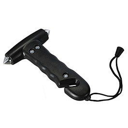 Kleinbild 2 Benson Automotive 2-in-1 Notfallhammer mit Gurtschneider und beidseitiger Metallspitze schwarz
