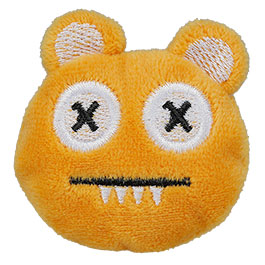 Produktbild zu JTG 3D Stoffpl�schpatch Knocky Klettpatch orange ...