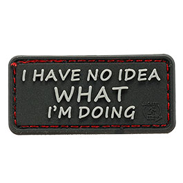 Produktbild zu JTG 3D Rubber Patch I Have No Idea What I�m Doing schwarz ...