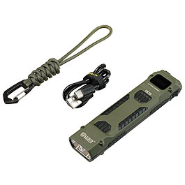 Kleinbild 11 Nitecore taktische LED-Taschenlampe EDC29-GN Luminblade 6500 Lumen 6 Leuchtmodi inkl. Strobe und Lumin Shield wiederaufladbar So