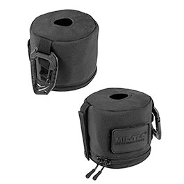 Kleinbild 1 Mil-Tec Zubeh�rtasche Tissue Case f�r Toilettenpapier oder Taschent�cher Molle mit Karabiner schwarz