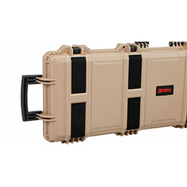 Kleinbild 11 Nuprol Large Hard Case Waffenkoffer / Trolley 109 x 39,5 x 16 cm PnP-Schaumstoff tan - Velcro Edition