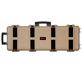 Kleinbild 2 Nuprol Large Hard Case Waffenkoffer / Trolley 109 x 39,5 x 16 cm PnP-Schaumstoff tan - Velcro Edition