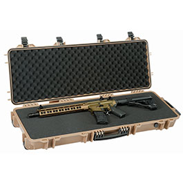 Kleinbild 4 Nuprol Large Hard Case Waffenkoffer / Trolley 109 x 39,5 x 16 cm PnP-Schaumstoff tan - Velcro Edition