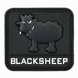 Produktbild zu JTG 3D Rubber Patch mit Klettfl�che Black Sheep mit Leuchtef ...