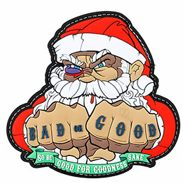 Produktbild zu JTG 3D Rubber Patch mit Klettfl�che Bad Santa Christmas full ...